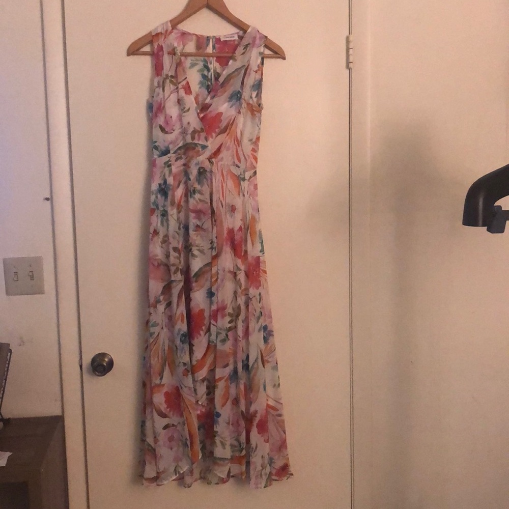 Calvin Klein flower maxi/ Summer dress